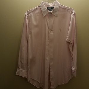 Mens Polo long sleeve button down shirt